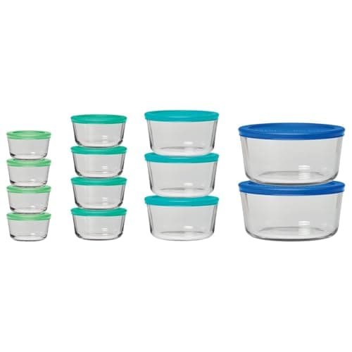 Anchor Hocking 26-Piece Glass Storage Containers with Lids