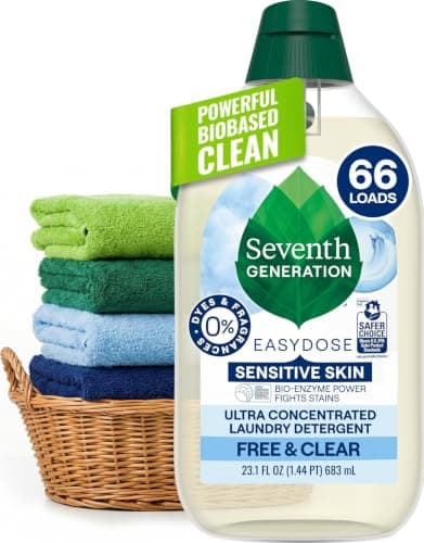 Seventh Generation EasyDose Ultra Concentrated Laundry Detergent Free & Clear (66 Loads)