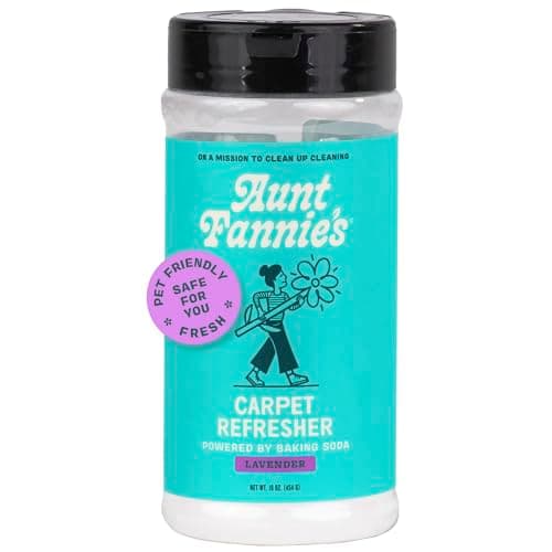 Aunt Fannie's Carpet Refresher Deodorizer Powder, Lavender, 16 oz