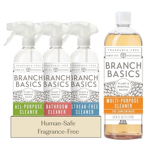 Branch Basics Surface Cleaning Kit: 33.8 oz Concentrate + Refillable Bottles