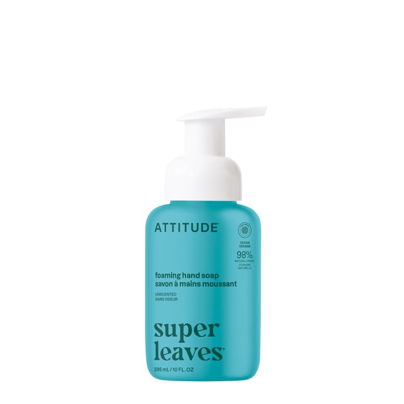 ATTITUDE Foaming Hand Soap, Unscented
