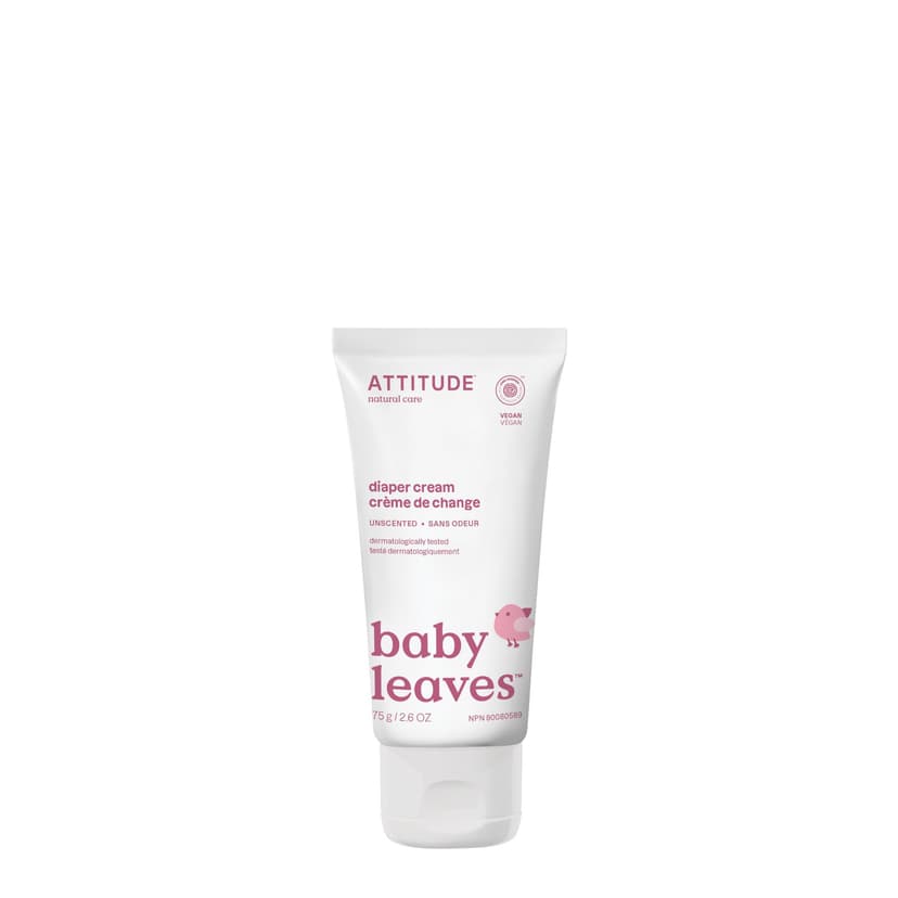 ATTITUDE Baby Diaper Cream, Zinc Oxide Formula, Unscented