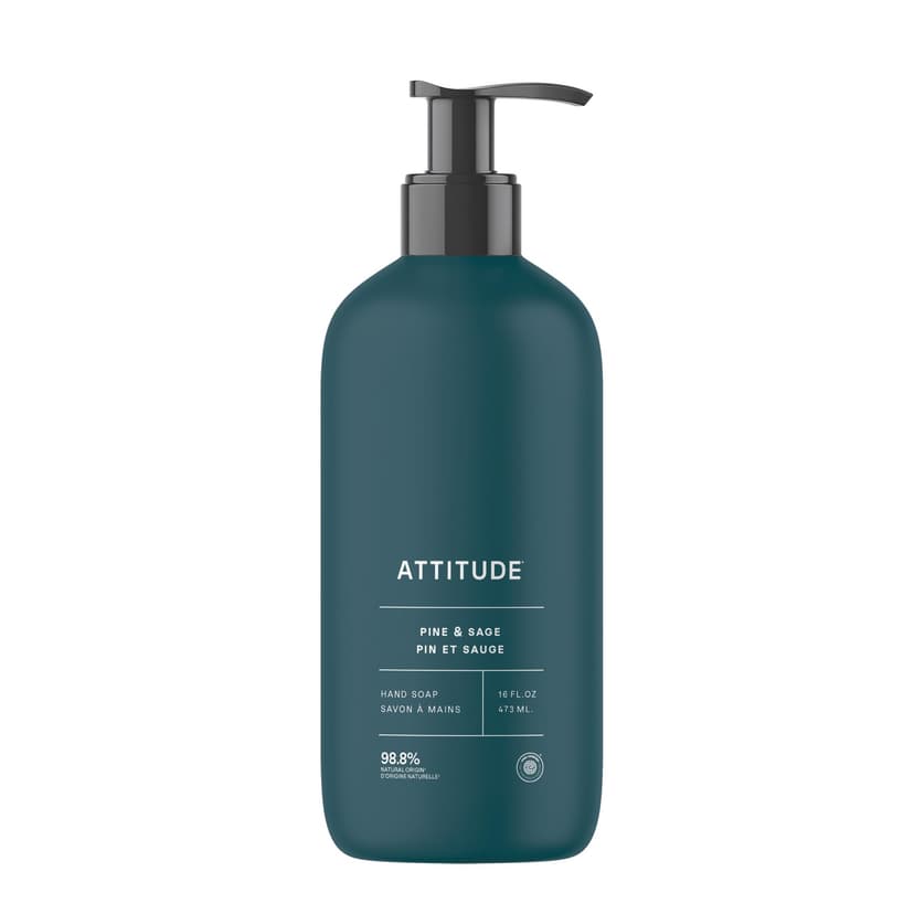ATTITUDE Liquid Hand Soap, Pine & Sage