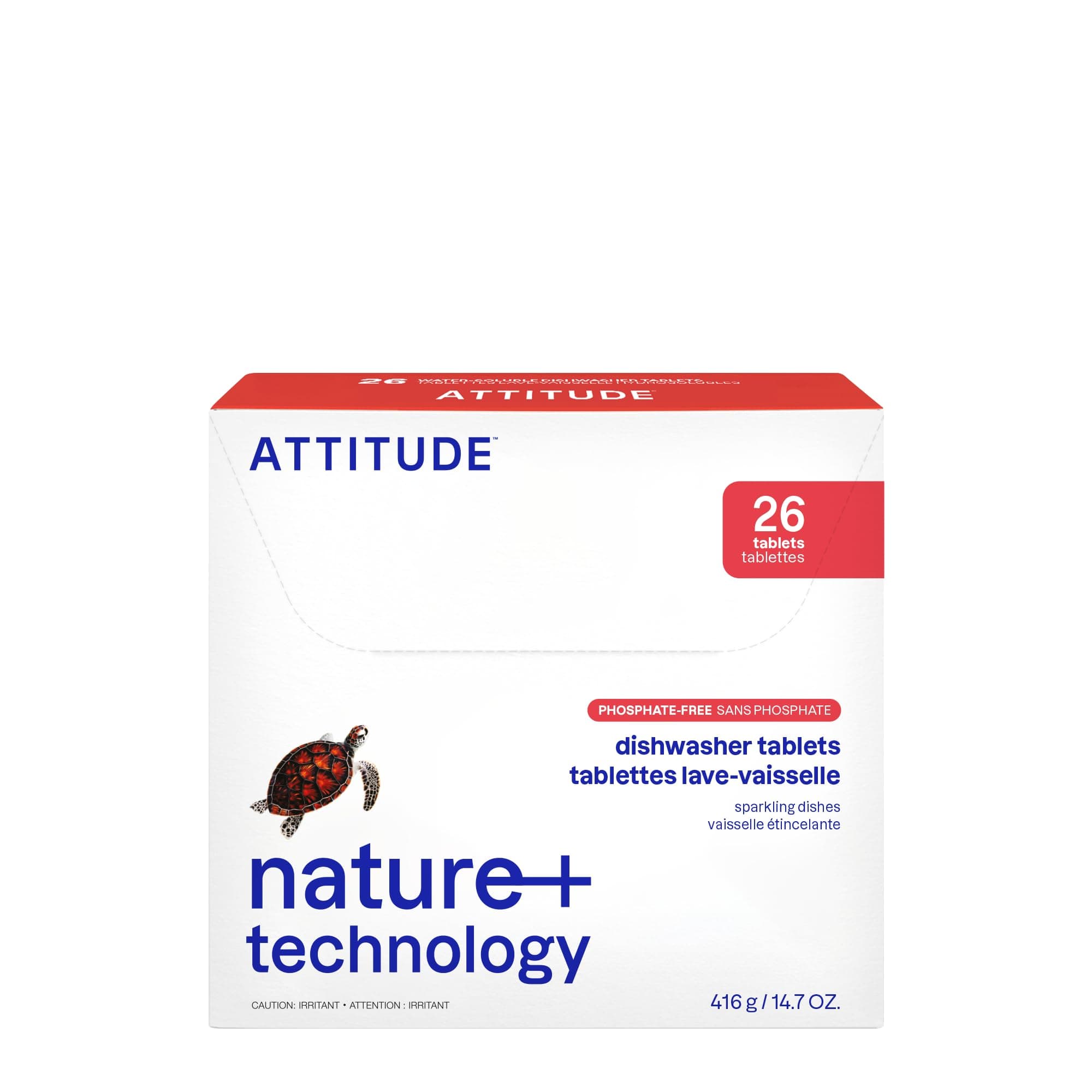 ATTITUDE Dishwasher Pods, Fragrance Free