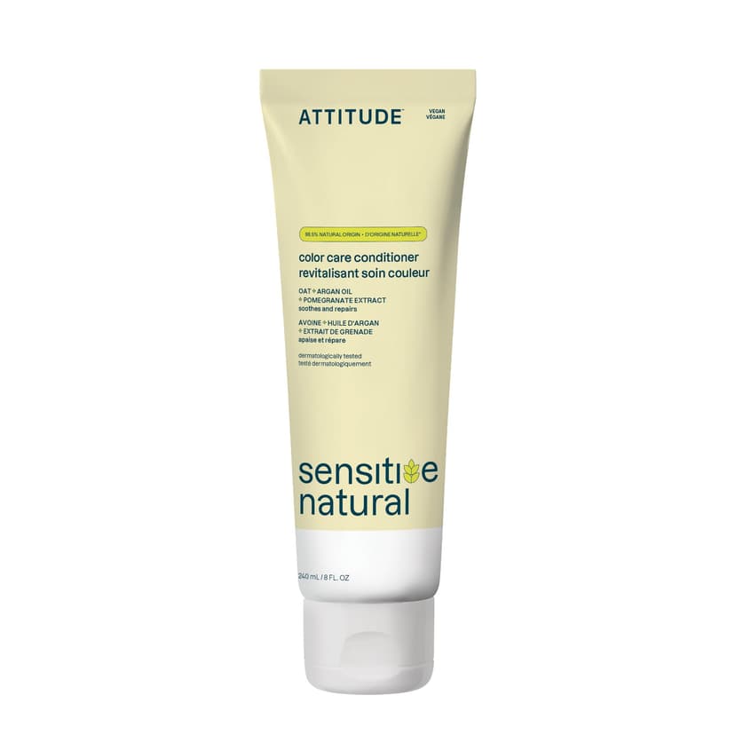 ATTITUDE Hair Conditioner for Sensitive Dry Scalp, Fragrance Free, 8 oz