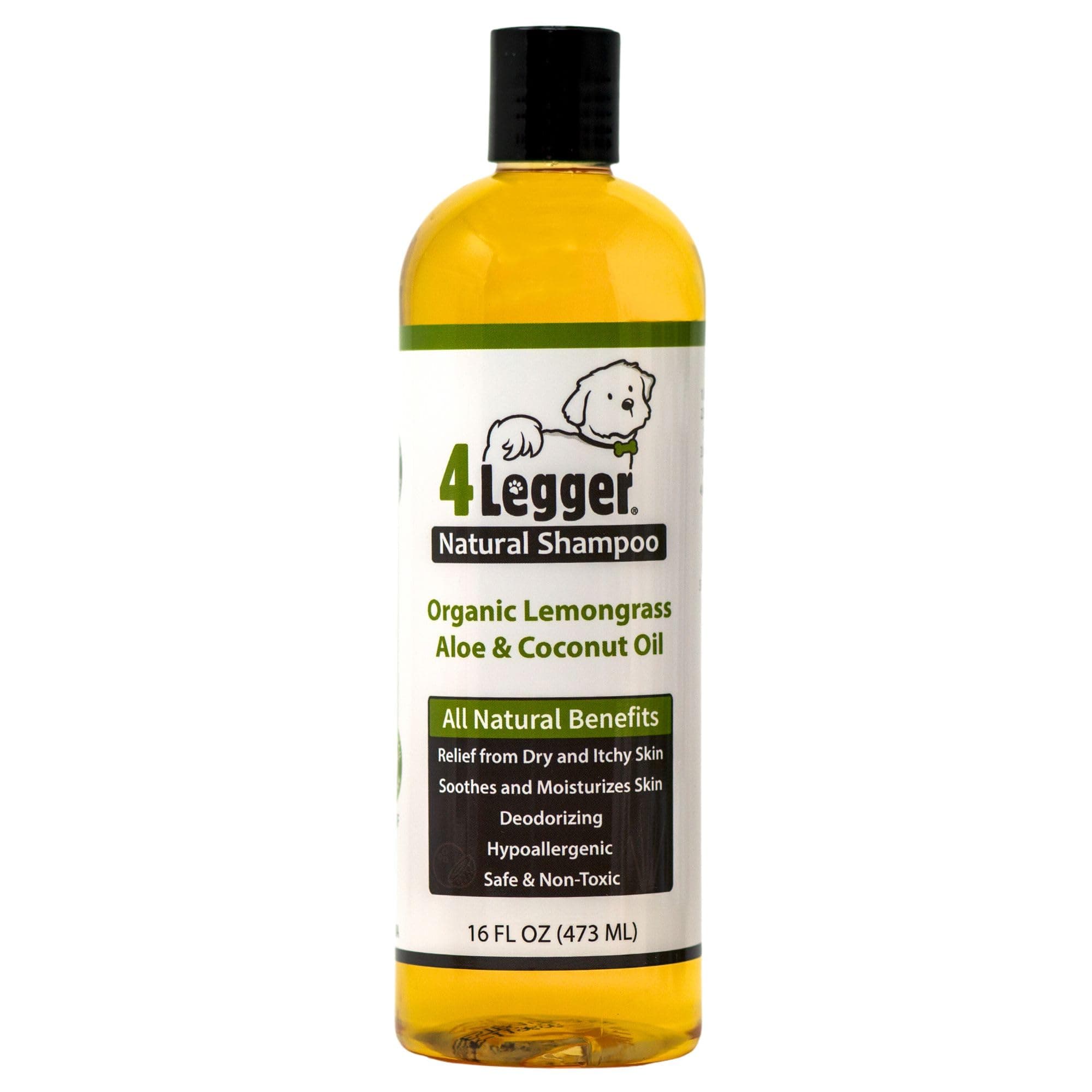 4-Legger Certified Organic Dog Shampoo Lemongrass & Aloe