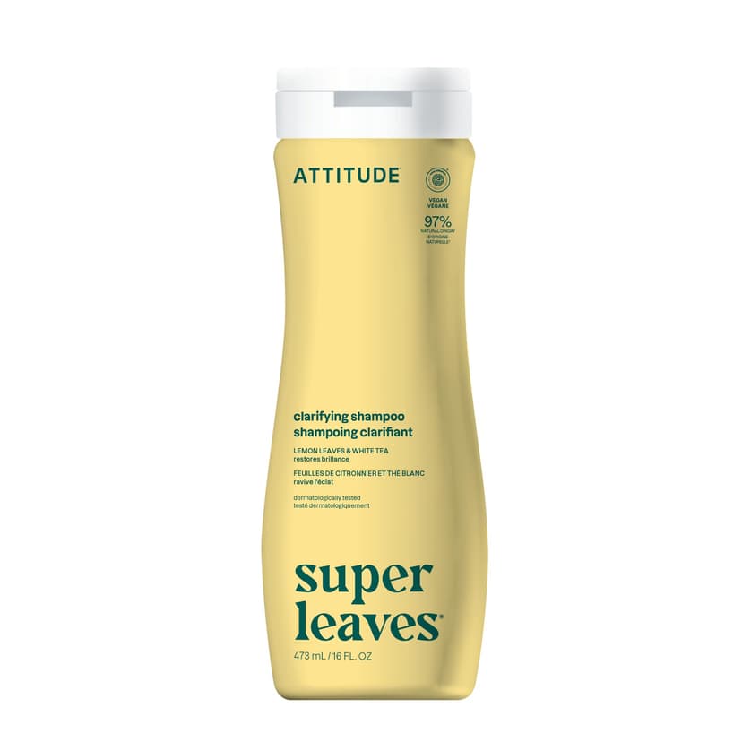 ATTITUDE Clarifying Hair Shampoo, Lemon Leaves & White Tea