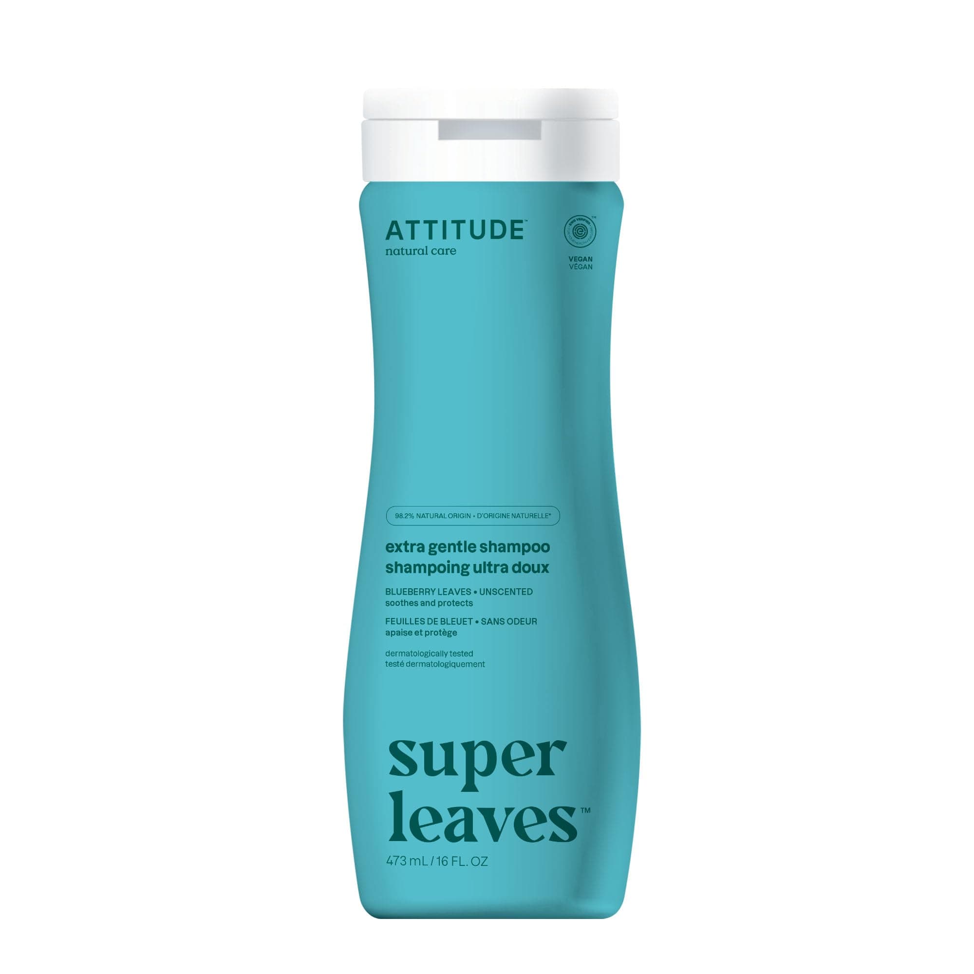 ATTITUDE Extra Gentle Hair Shampoo, Unscented