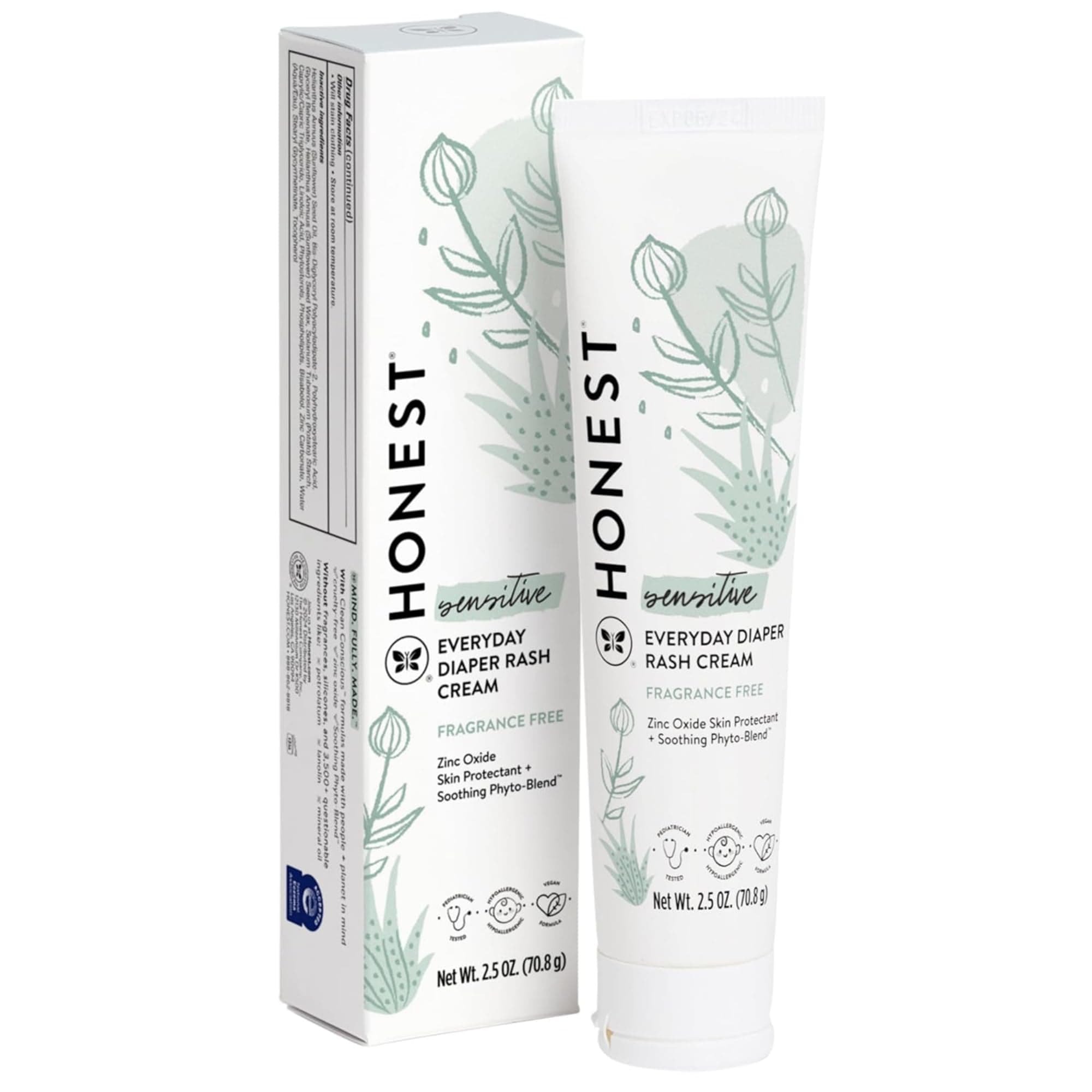 The Honest Company Hypoallergenic Diaper Rash Cream