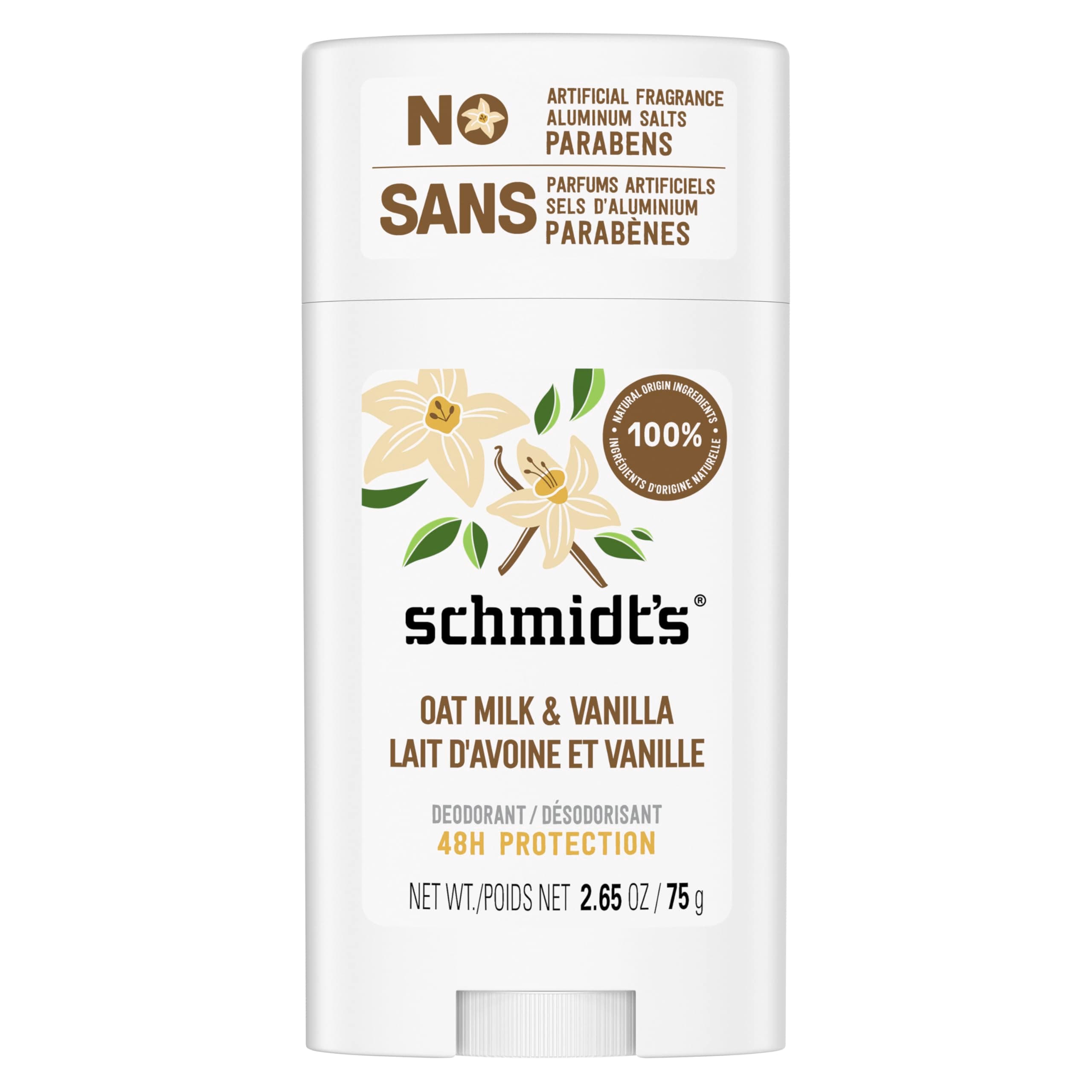 Schmidt's Natural Deodorant Vanilla + Oat