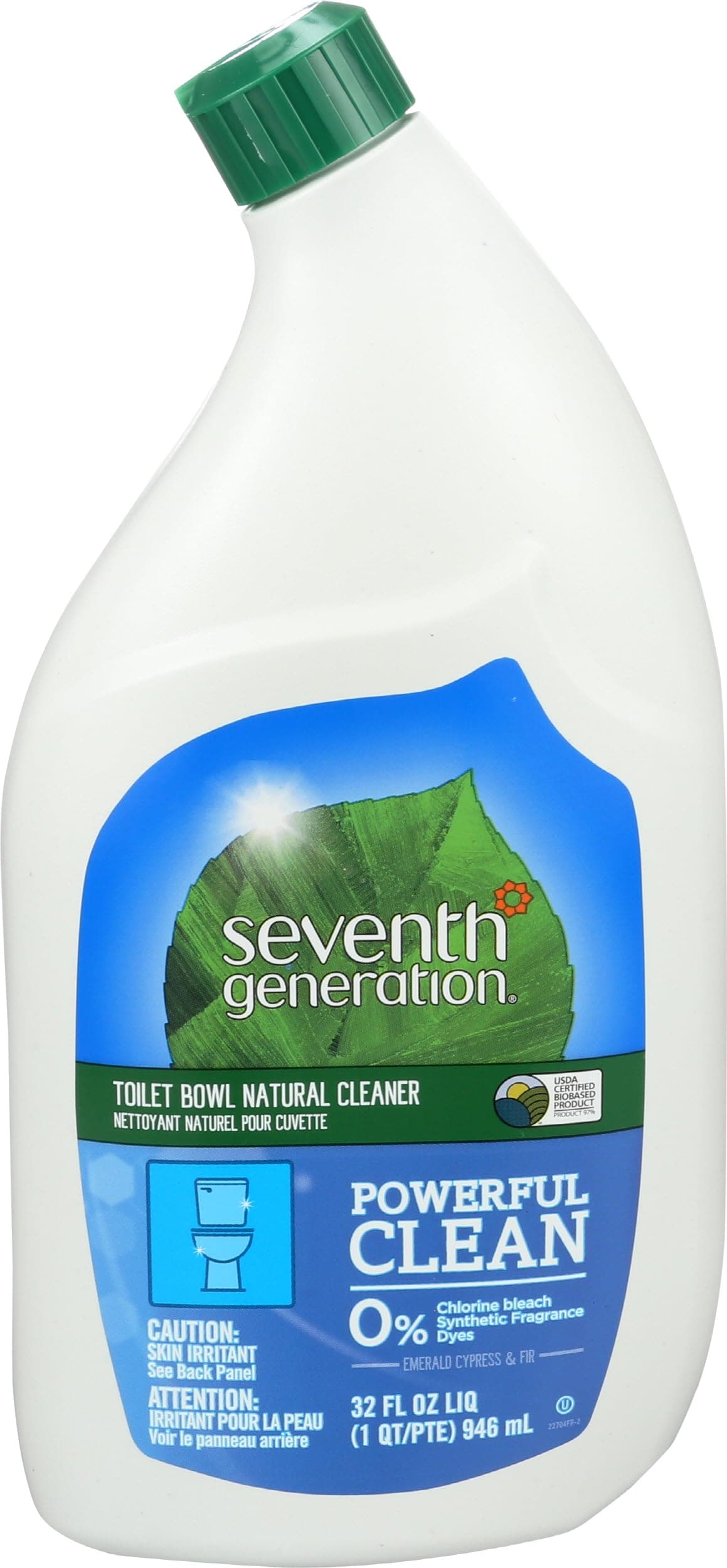 Seventh Generation Toilet Bowl Natural Cleaner, Emerald Cypress & Fir, 32 oz