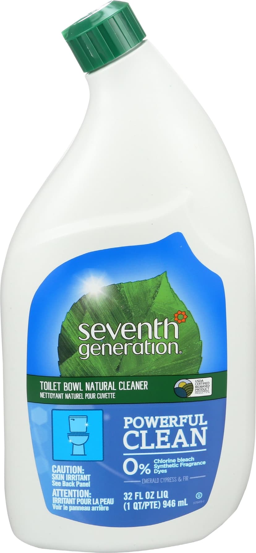 Seventh Generation Toilet Bowl Natural Cleaner, Emerald Cypress & Fir, 32 oz