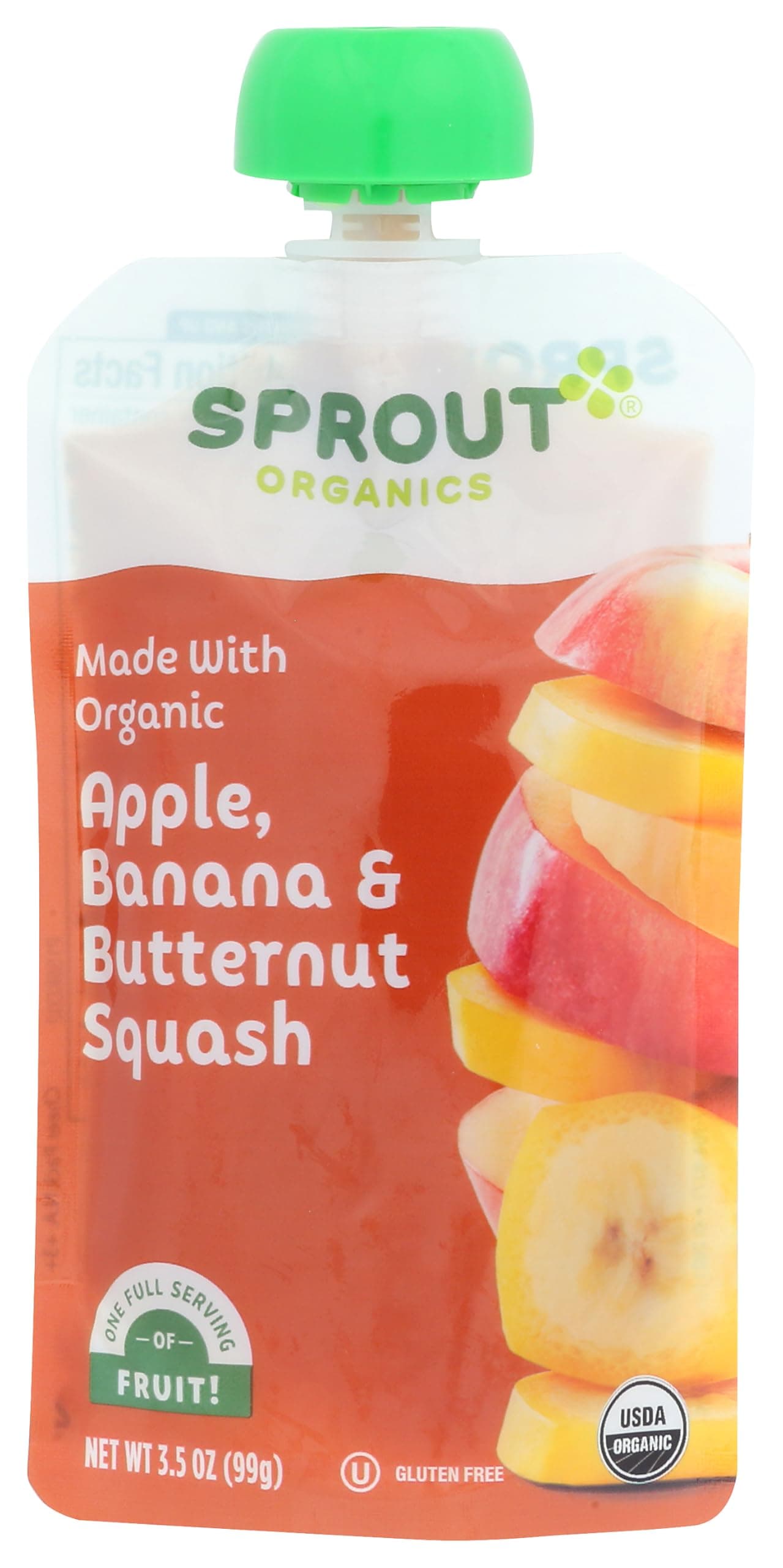 Sprout Organic Baby Food, Apple Banana Butternut Squash