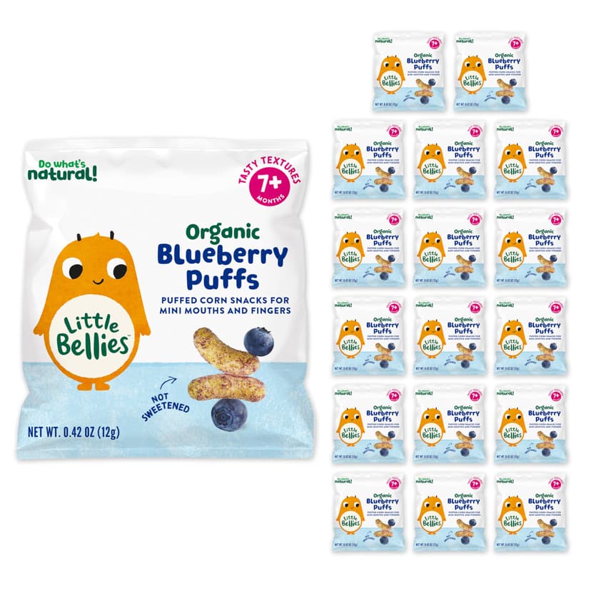 Happy Baby Organics Superfood Puffs, Banana & Pumpkin, 2.1 oz (Pack of 6)