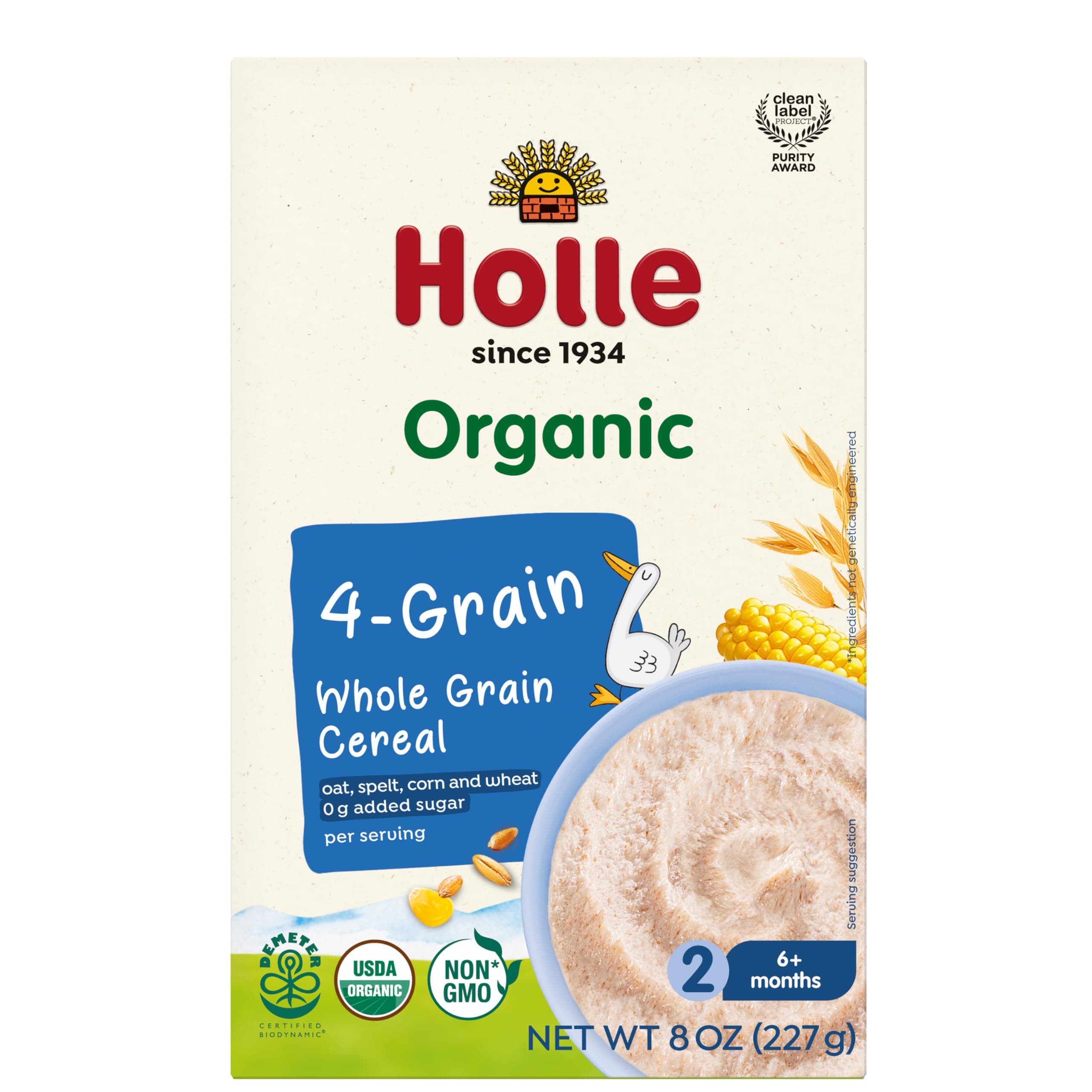 Happy Baby Organics Clearly Crafted Oatmeal Baby Cereal