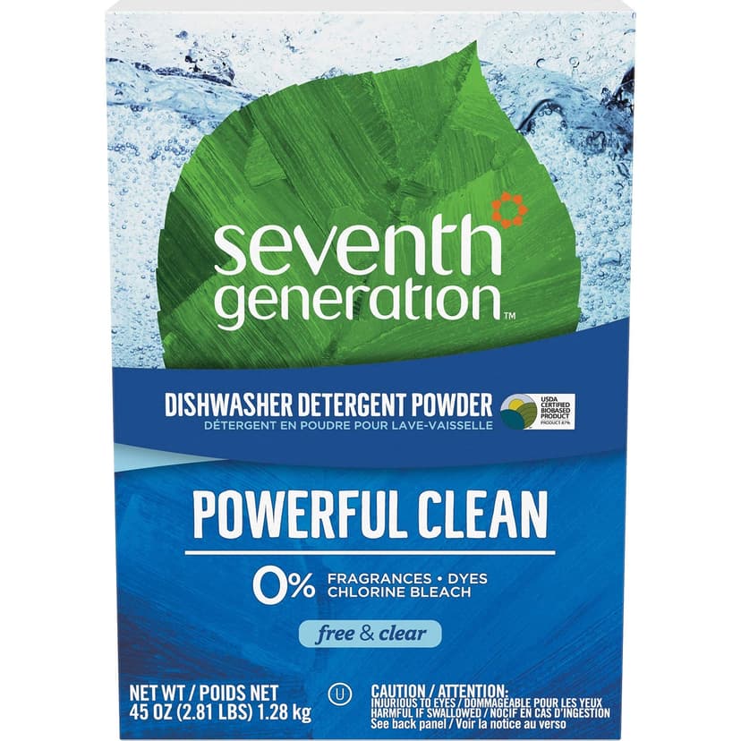 Seventh Generation Dishwasher Detergent Powder, Free & Clear