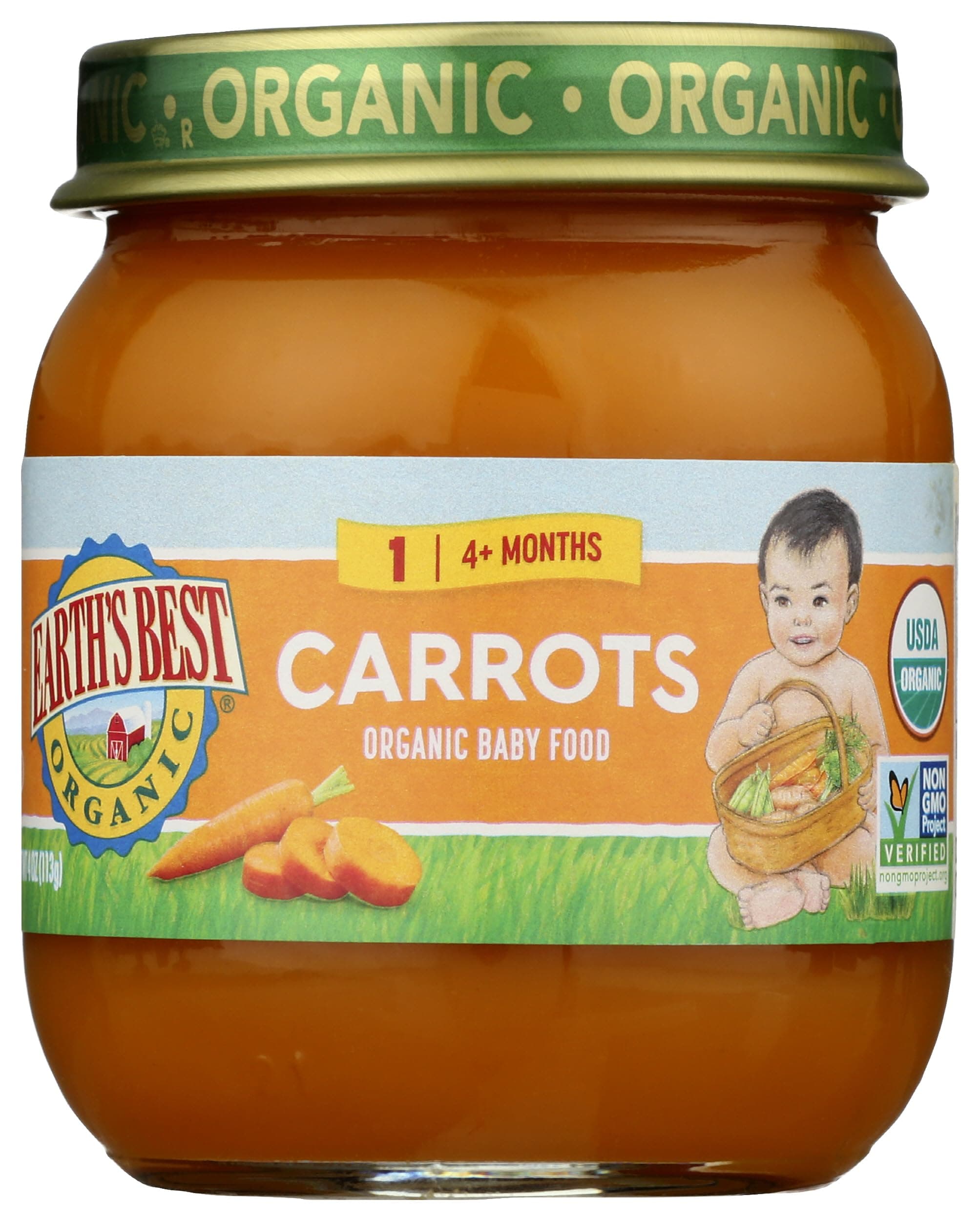 Earth's Best Organic Baby Food, Carrots