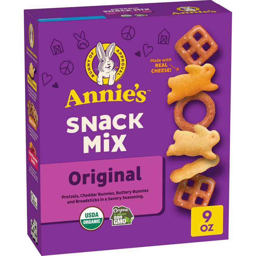 Annie's Homegrown Organic Cheddar Snack Mix