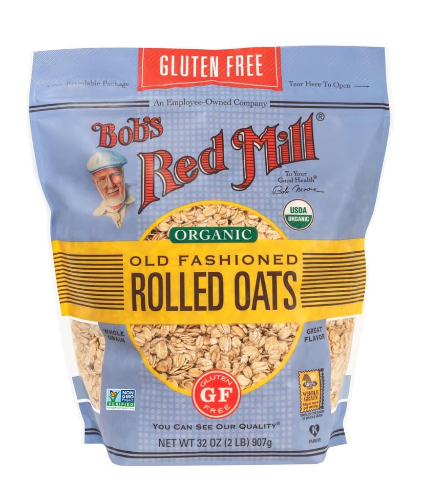 Bob's Red Mill Gluten Free Organic Old Fashioned Rolled Oats, 32 oz