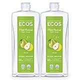 ECOS Dishmate Dish Soap, Natural Pear, 25 fl oz (Pack of 2)