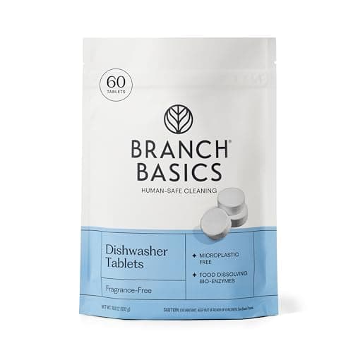 Branch Basics Dishwasher Tablets Fragrance-Free 60 Count