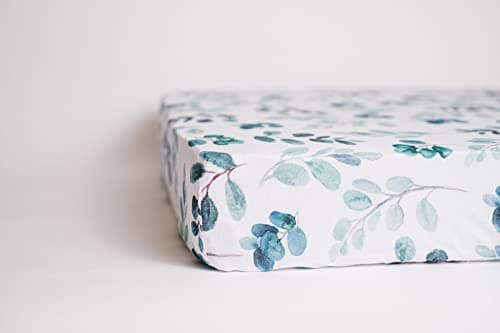 NODNAL CO. Fitted Crib Sheet Eucalyptus OEKO-TEX Standard 100 Certified Cotton