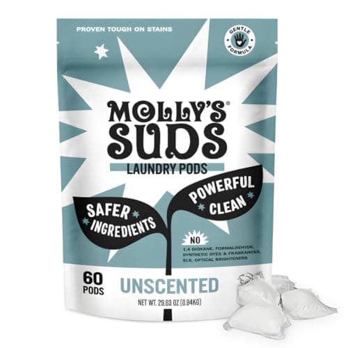 Molly's Suds Laundry Detergent Pods, Unscented