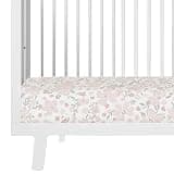 Makemake Organics Blossom fitted crib sheet