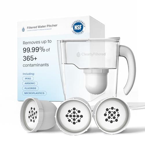 Clearly Filtered No. 1 Water Pitcher NSF-certified PFAS removal