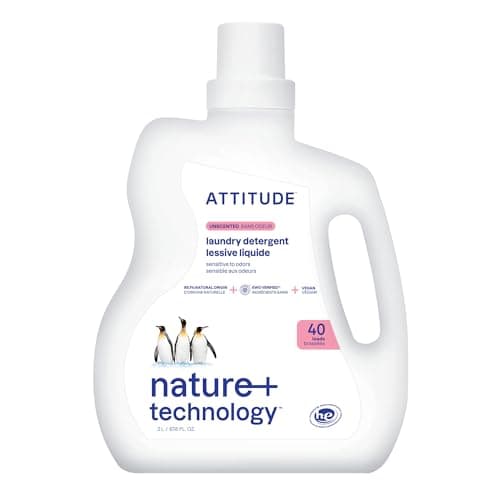 ATTITUDE Free and Clear Liquid Laundry Detergent Unscented EWG Verified