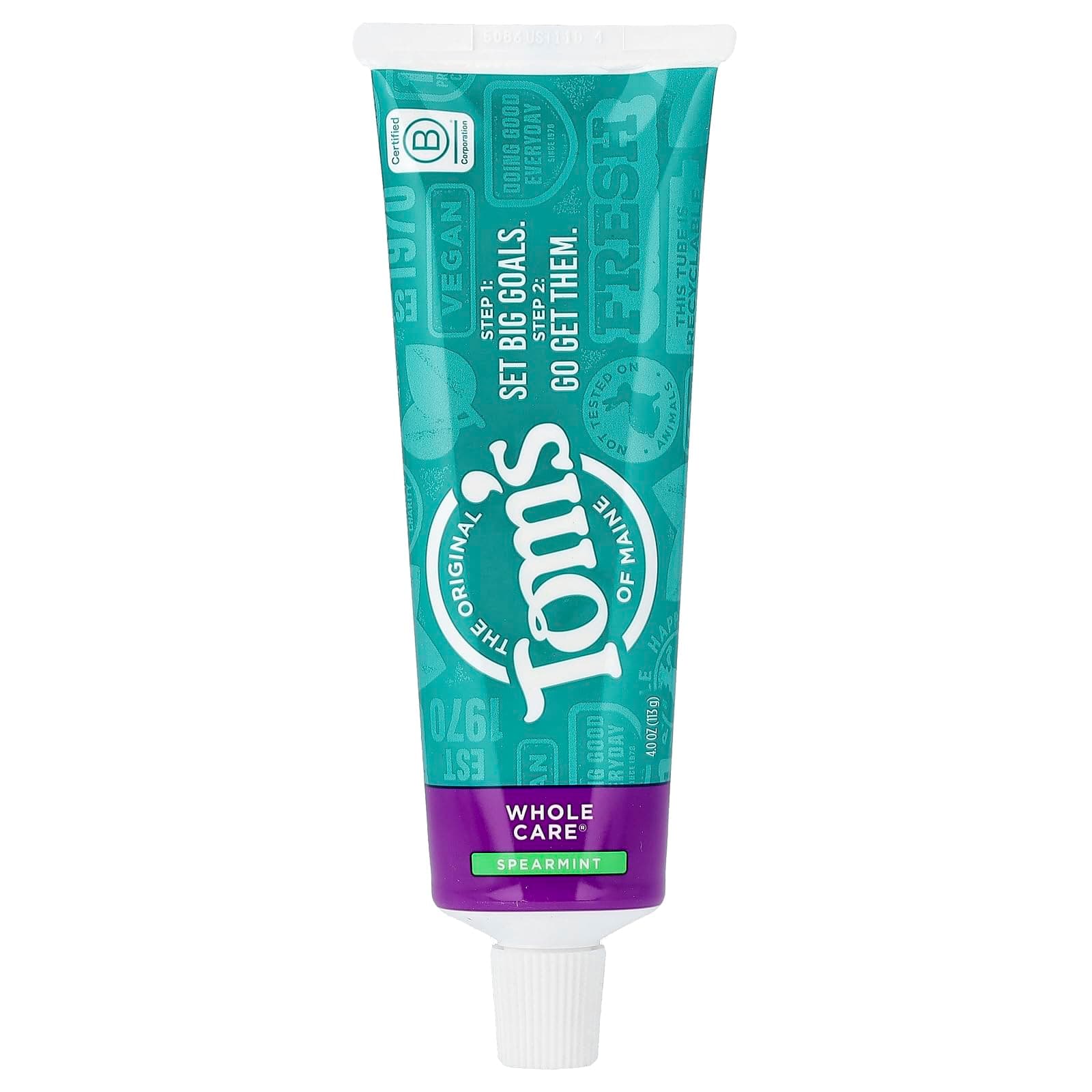 Tom's of Maine Whole Care Toothpaste Spearmint
