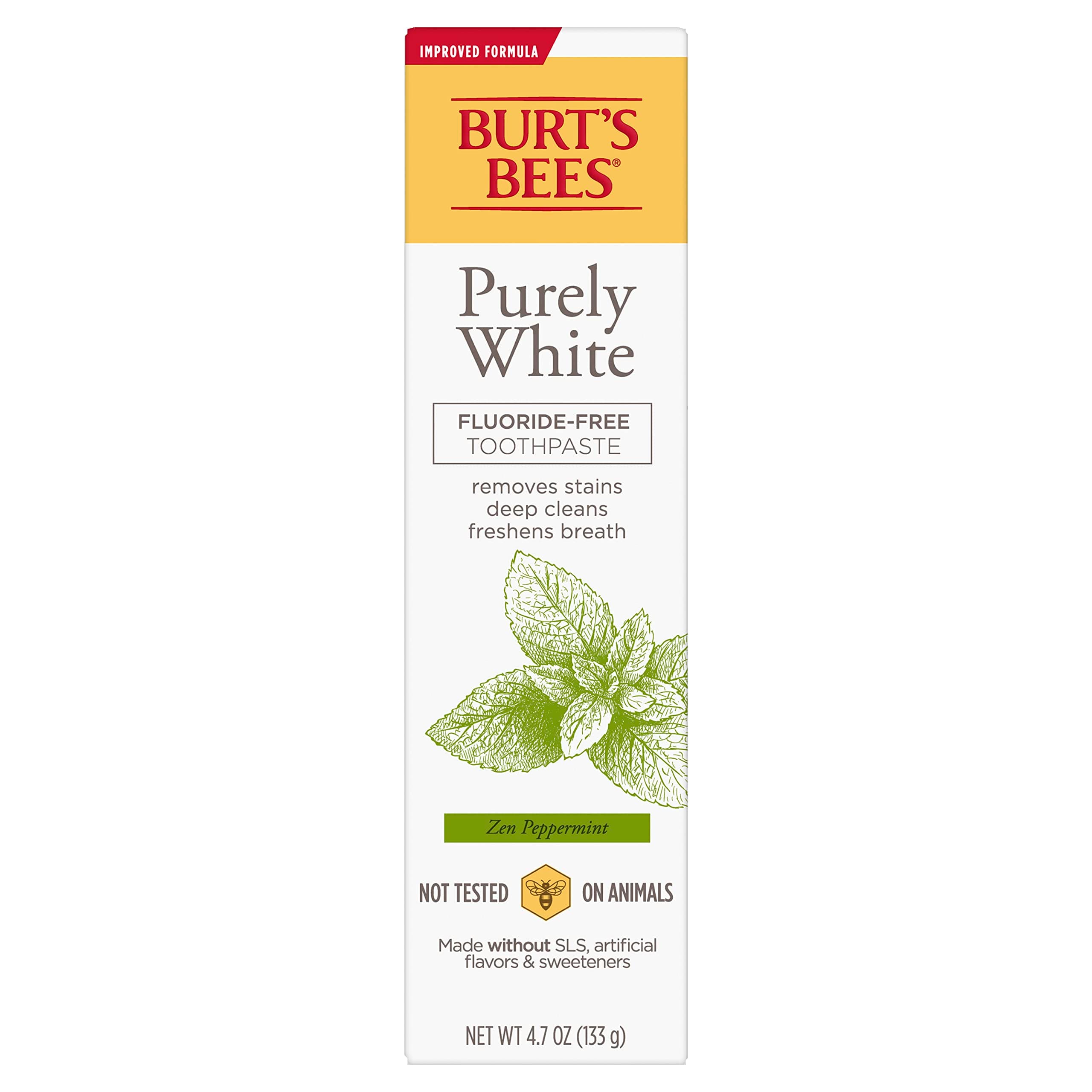 Burt's Bees Fluoride-Free Toothpaste Zen Peppermint