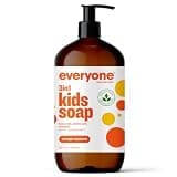Everyone 3-in-1 Kids Soap Body Wash Bubble Bath Orange Squeeze 32oz